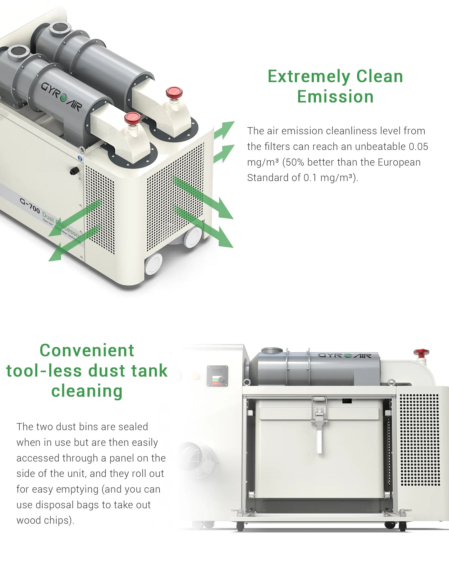 Gyro Air G700 Dust Processor